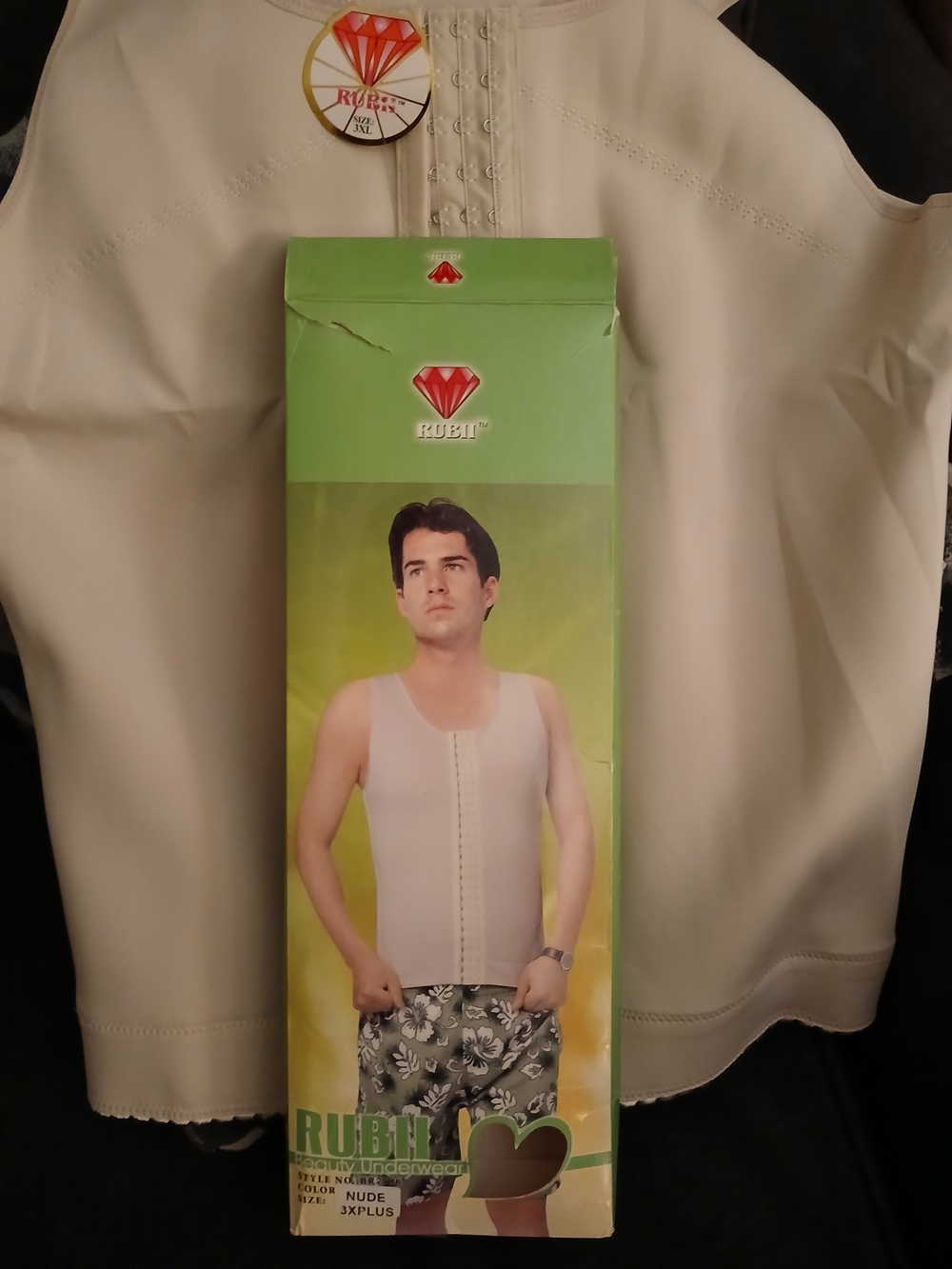 Men’s Nude Compression Undershirt Vest